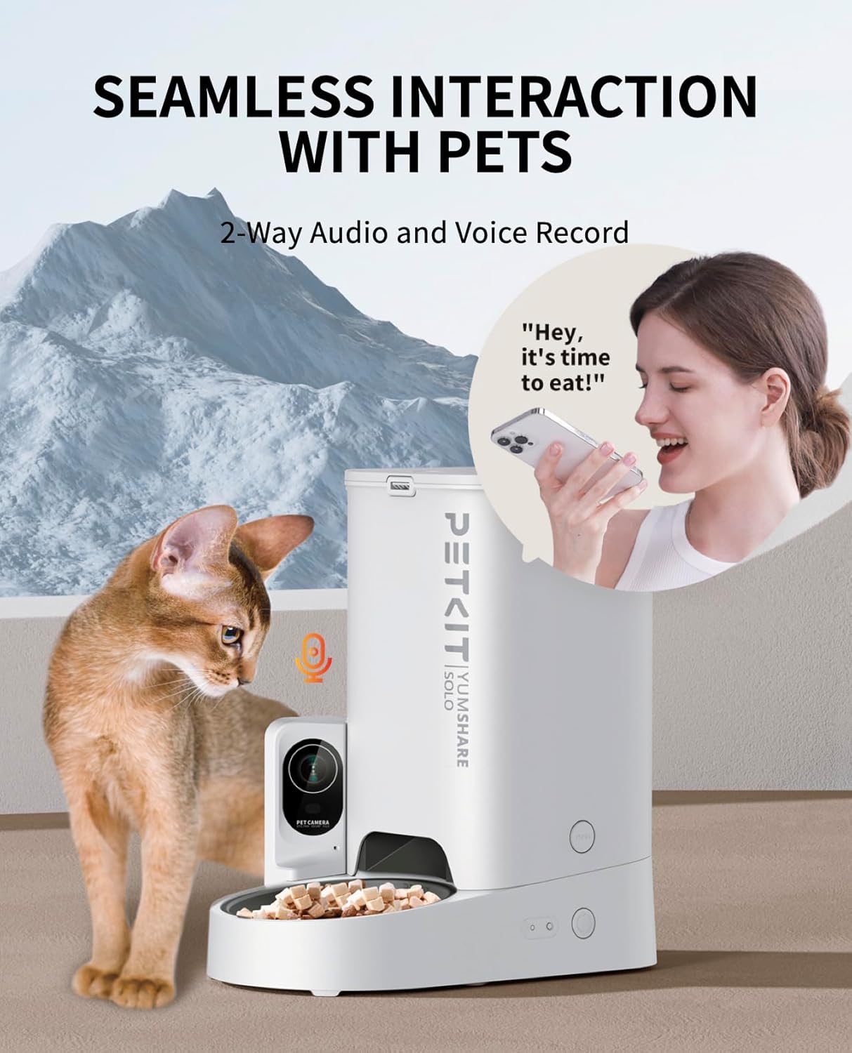 PETKIT SmartFeeder CamPro | 1080P HD Camera Auto Cat Feeder
