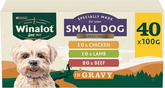 WINALOT Classic Meals Wet Dog Food for Small Dogs – Adult & Senior