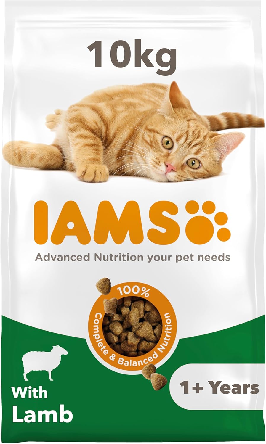 IAMS for Vitality Adult Cat Food – Dry Food with High Animal Protein for Everyday Health