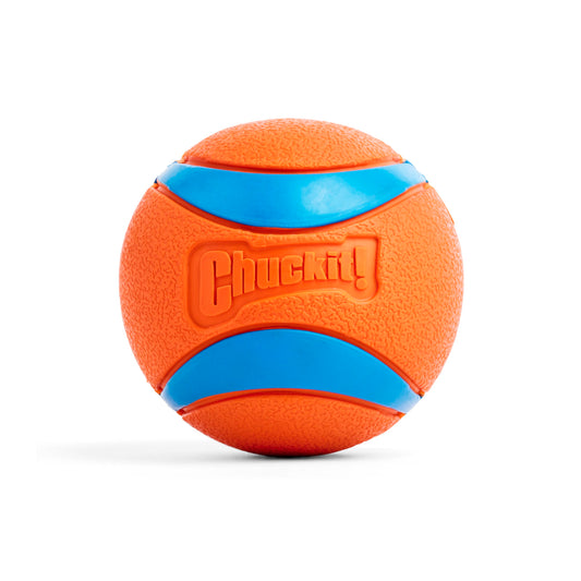 Chuckit! Ultra Ball Dog Toy - Size XXL - For Dogs 100+ lbs - Made from Durable Rubber - Super Bouncy - Floats in Water - 4-inch Diameter - Pack of 1