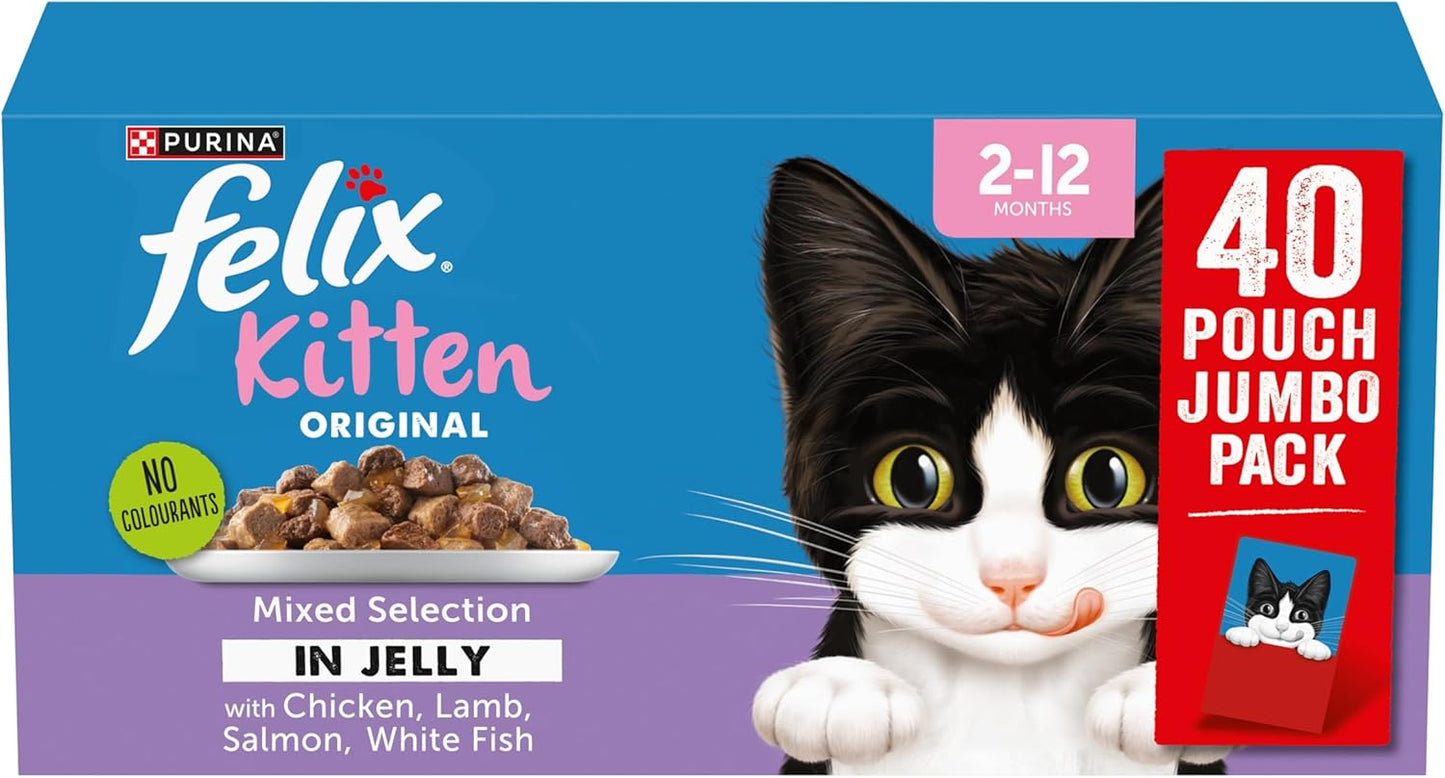 FELIX Original Wet cat food for Kitten Adult Senior cats