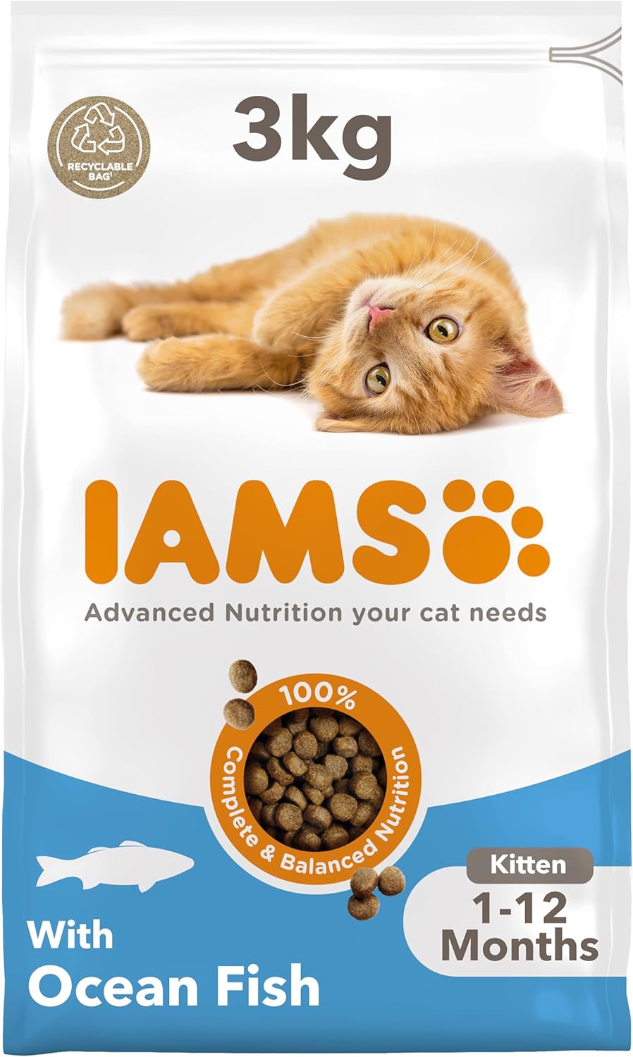 IAMS for Vitality Kitten Food with Fresh Chicken – Dry & Wet Food for Healthy Growth