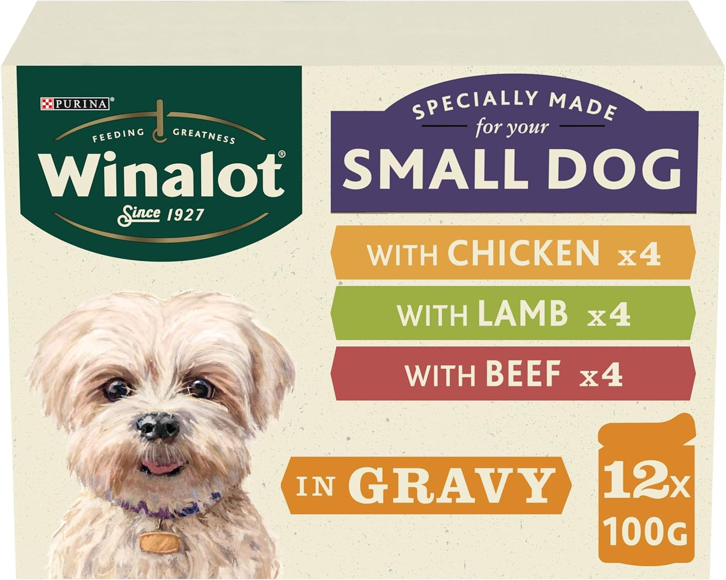WINALOT Classic Meals Wet Dog Food for Small Dogs – Adult & Senior