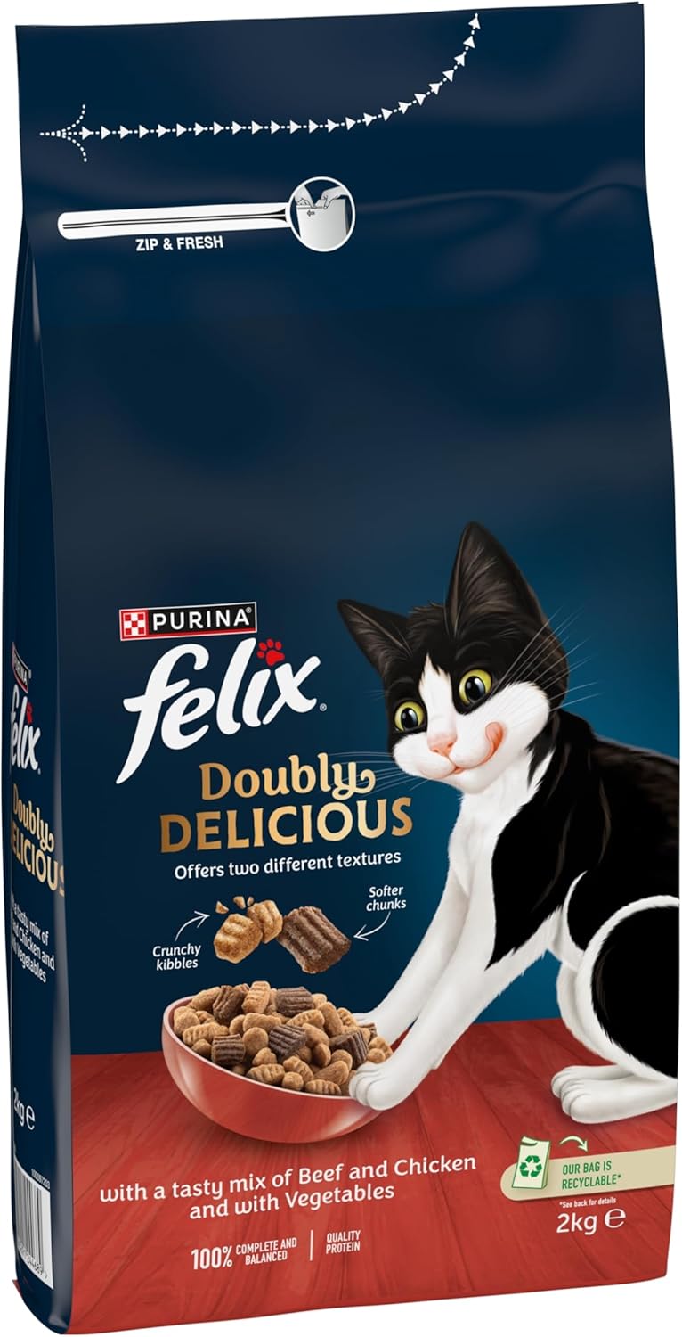 FELIX Doubly Delicious Dry Cat Food