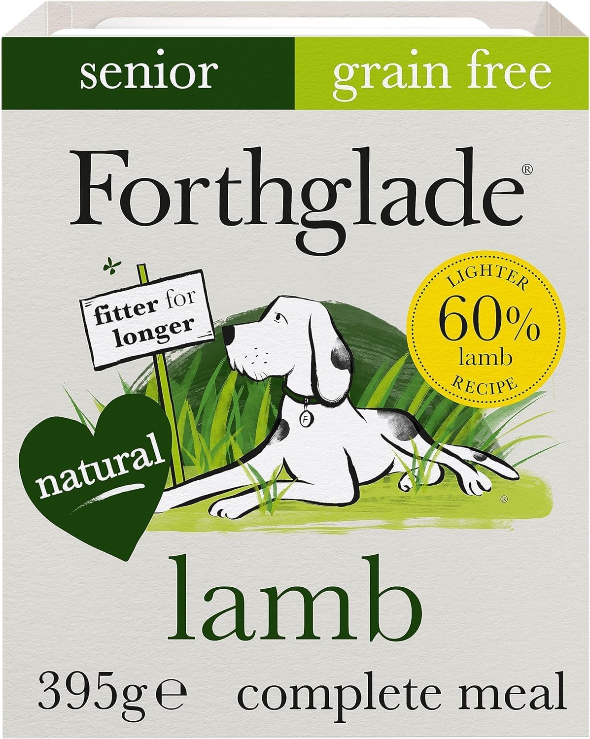 Forthglade Wet Dog Food Hypoallergenic Stomach Sensitive Meals with Natural Ingredients