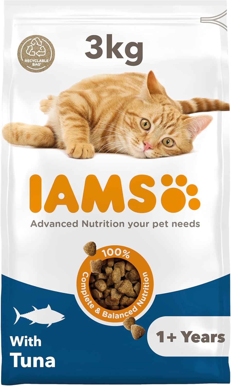 IAMS for Vitality Adult Cat Food – Dry Food with High Animal Protein for Everyday Health