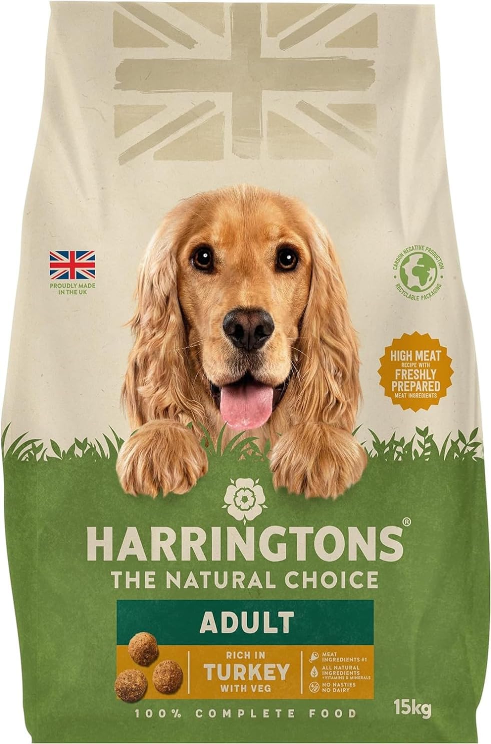 Harringtons Complete Dry Dog Food – Adult & Puppy Made with all natural ingredients