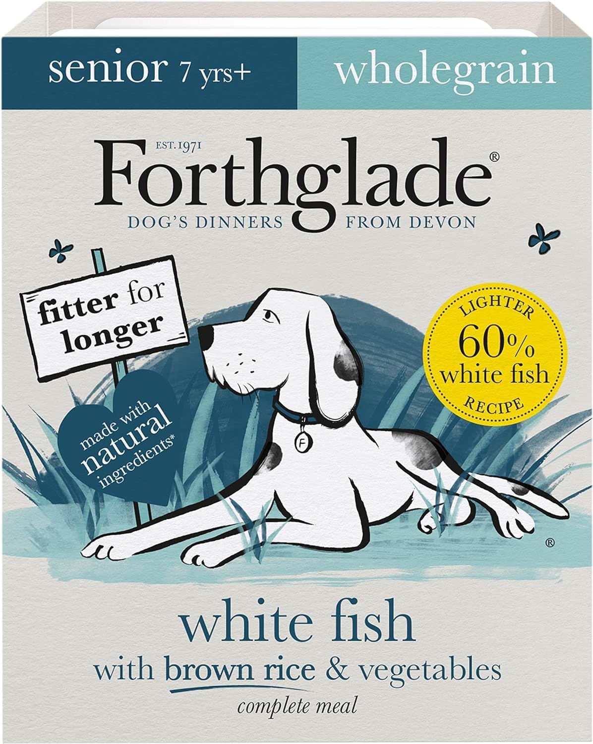 Forthglade Wet Dog Food Hypoallergenic Stomach Sensitive Meals with Natural Ingredients