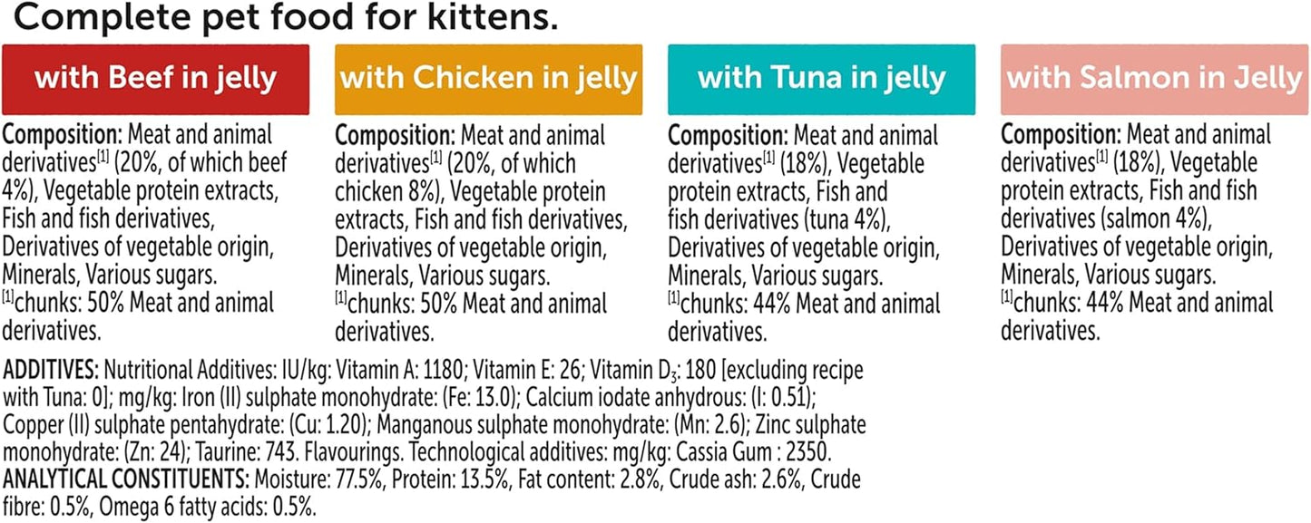 FELIX As Good As it Looks Kitten Mixed in Jelly Wet Cat Food 12x85g