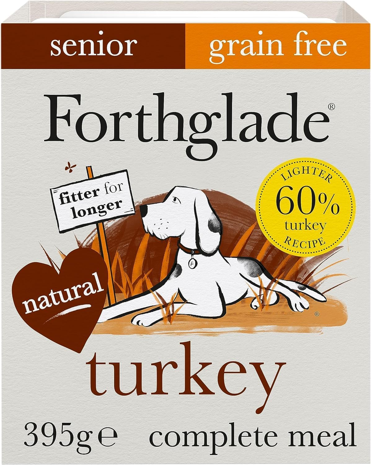 Forthglade Wet Dog Food Hypoallergenic Stomach Sensitive Meals with Natural Ingredients
