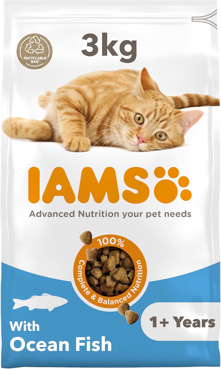 IAMS for Vitality Adult Cat Food – Dry Food with High Animal Protein for Everyday Health