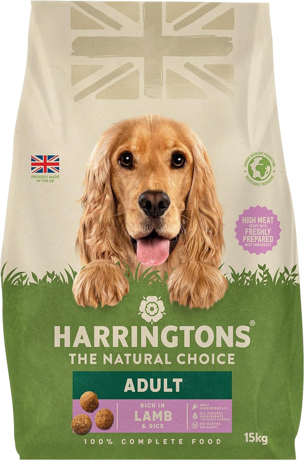 Harringtons Complete Dry Dog Food – Adult & Puppy Made with all natural ingredients