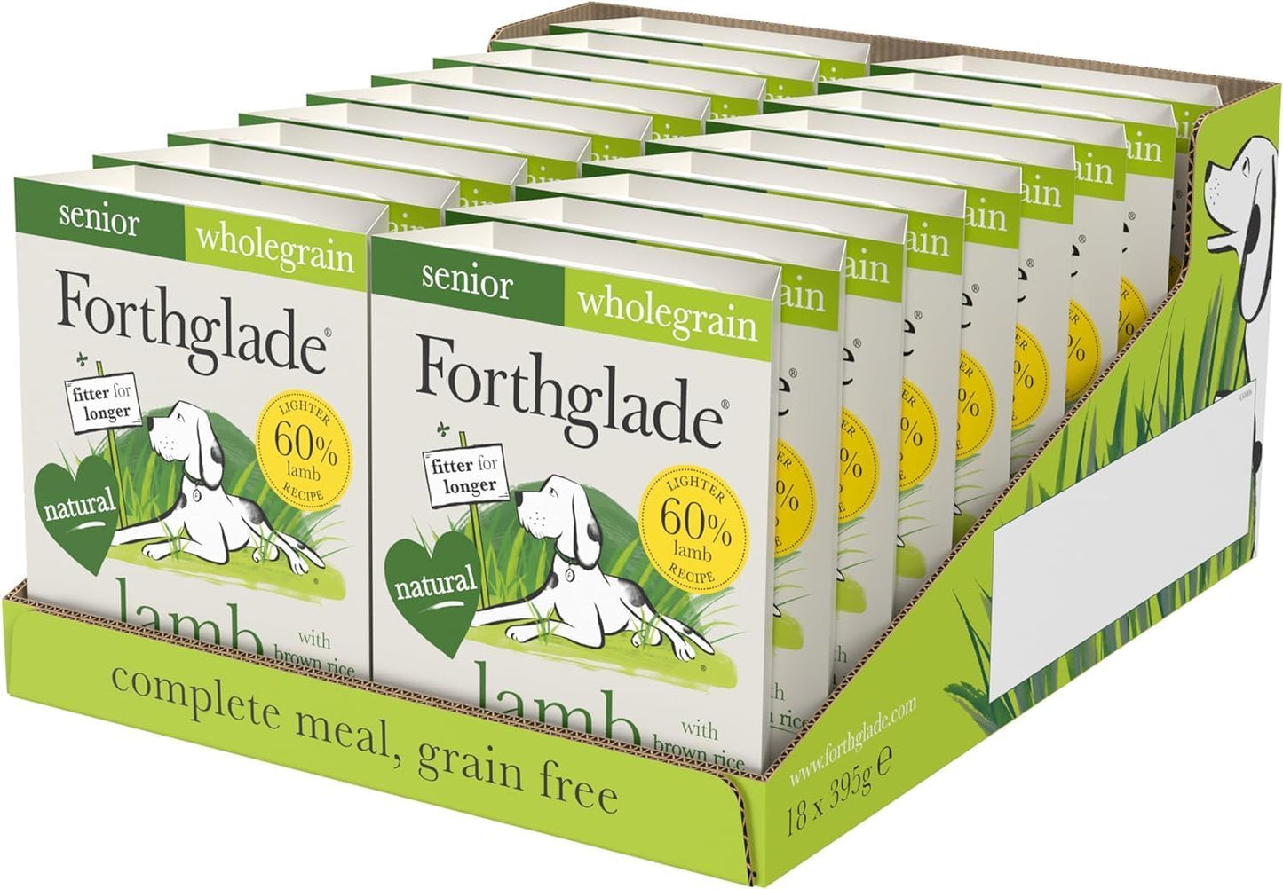 Forthglade Wet Dog Food Hypoallergenic Stomach Sensitive Meals with Natural Ingredients