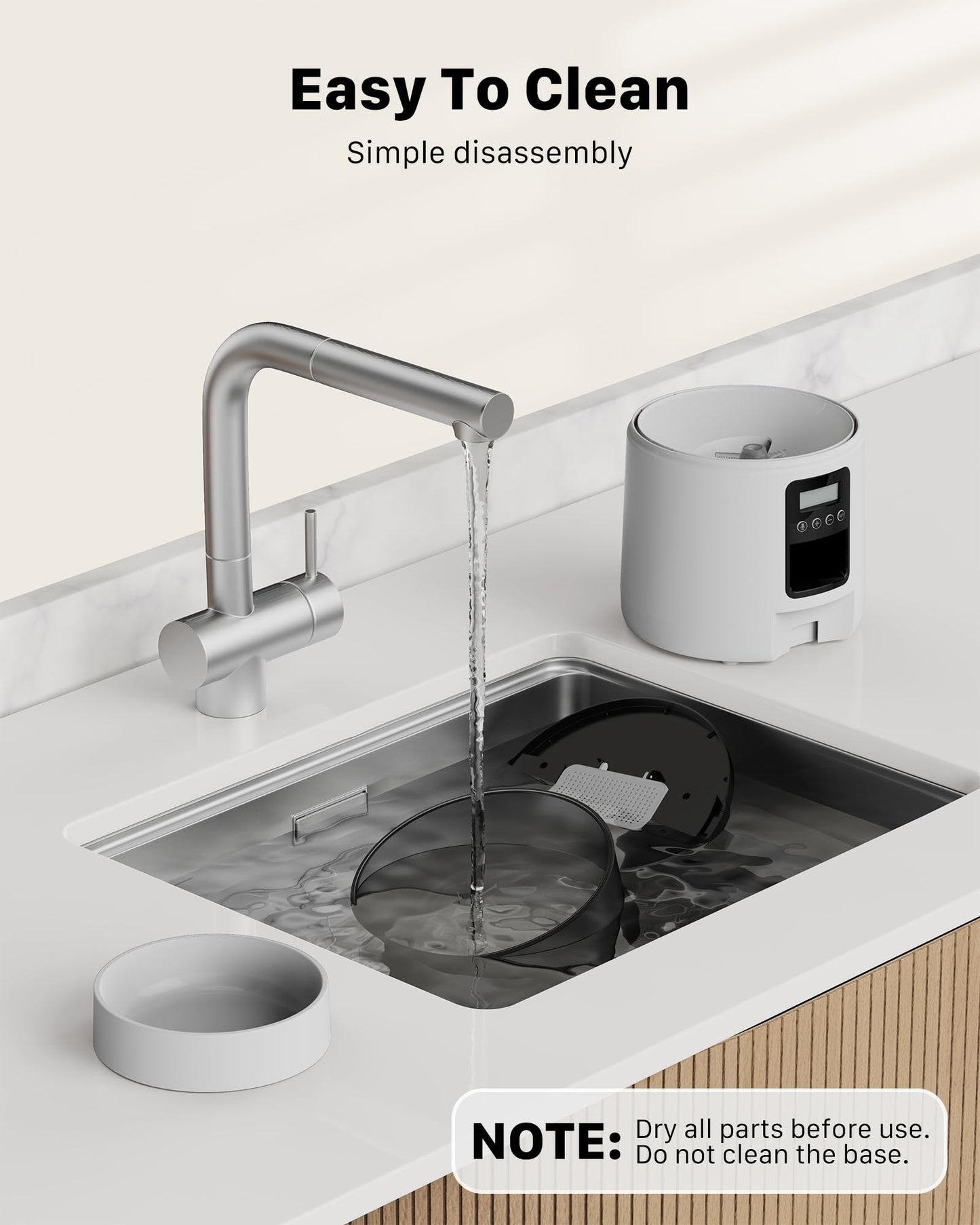 BEMOONY Automatic Cat Feeder – 5L Smart Pet Food Dispenser with Custom Feeding Schedule for Cats & Dogs