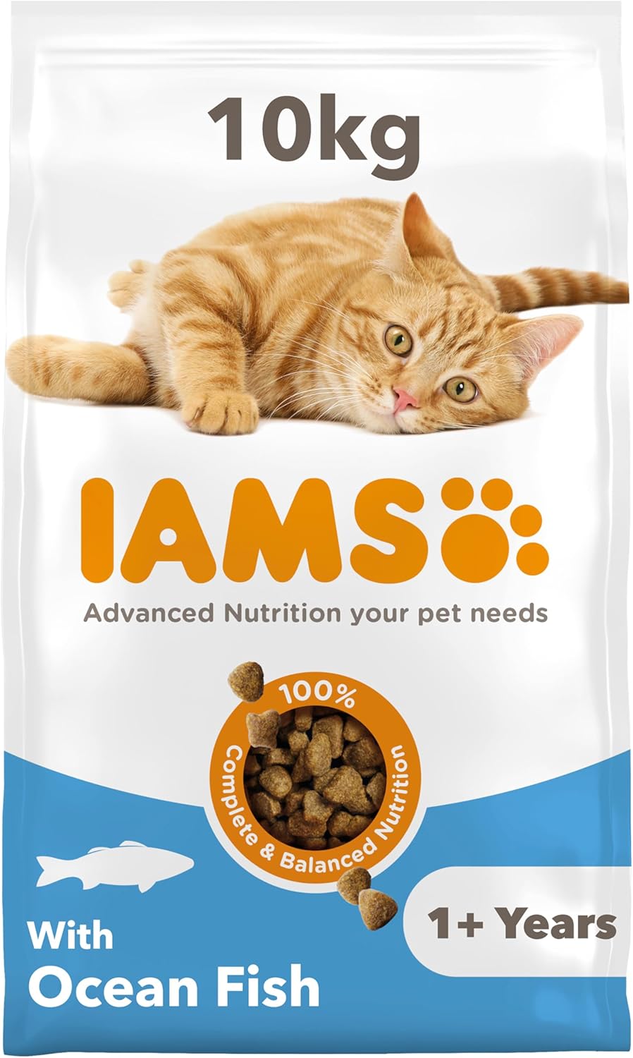 IAMS for Vitality Adult Cat Food – Dry Food with High Animal Protein for Everyday Health