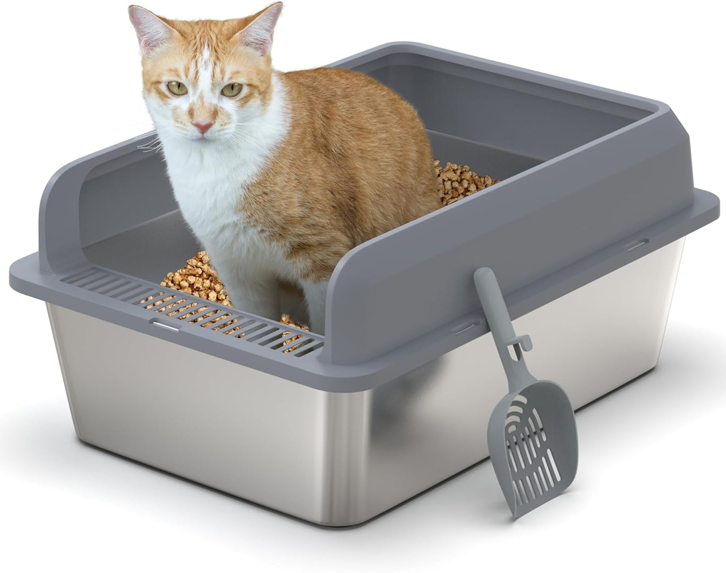 PurrClean™ XL Stainless Steel Litter Box