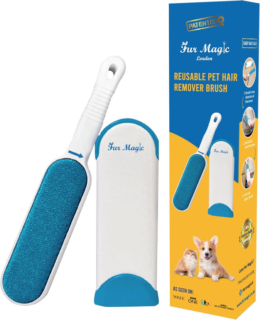 Pet Hair Remover Roller – Reusable Dog & Cat Fur Cleaner for Sofa, Carpet & Clothes