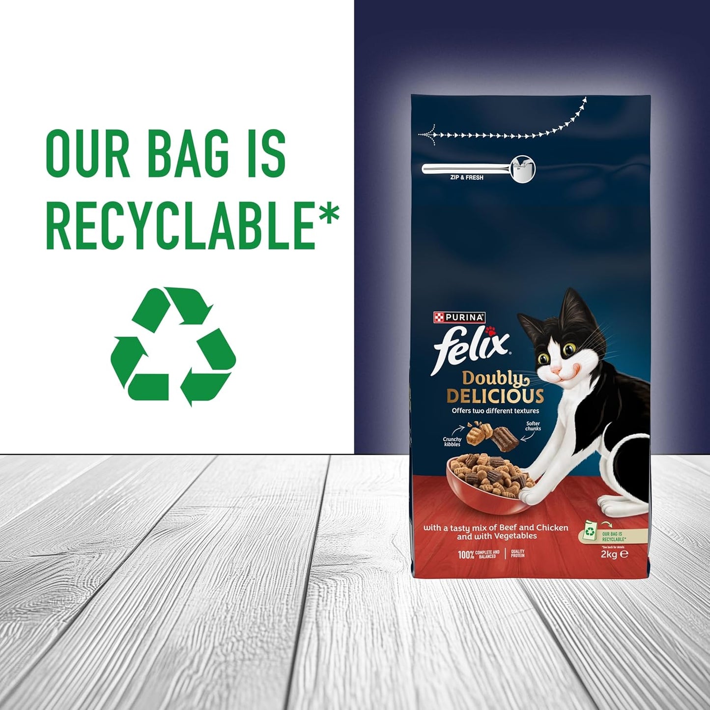 FELIX Doubly Delicious Dry Cat Food