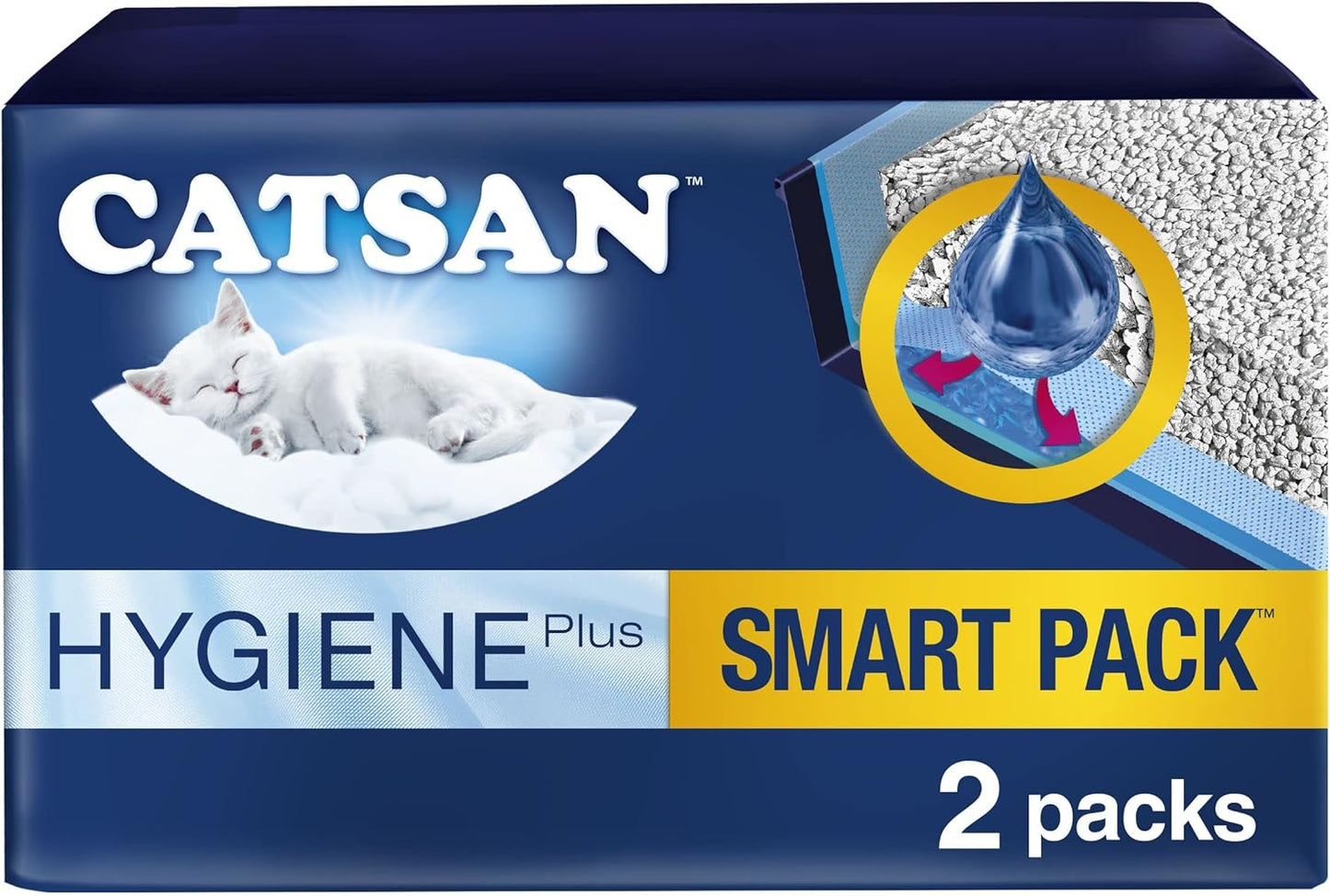Catsan Hygiene Plus Cat Litter White