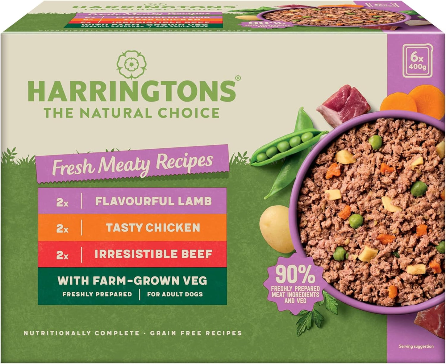 Harringtons Complete Wet Tray Grain Free Hypoallergenic Dog Food