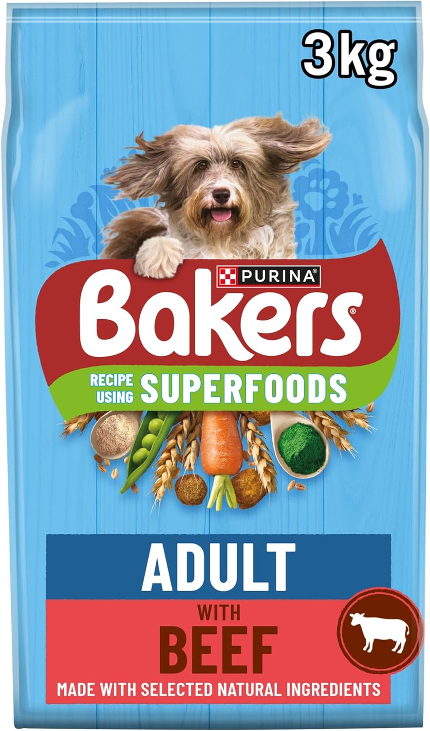 Bakers Meaty Meals Dry Dog Food – Complete & Balanced Nutrition for Everyday Feeding