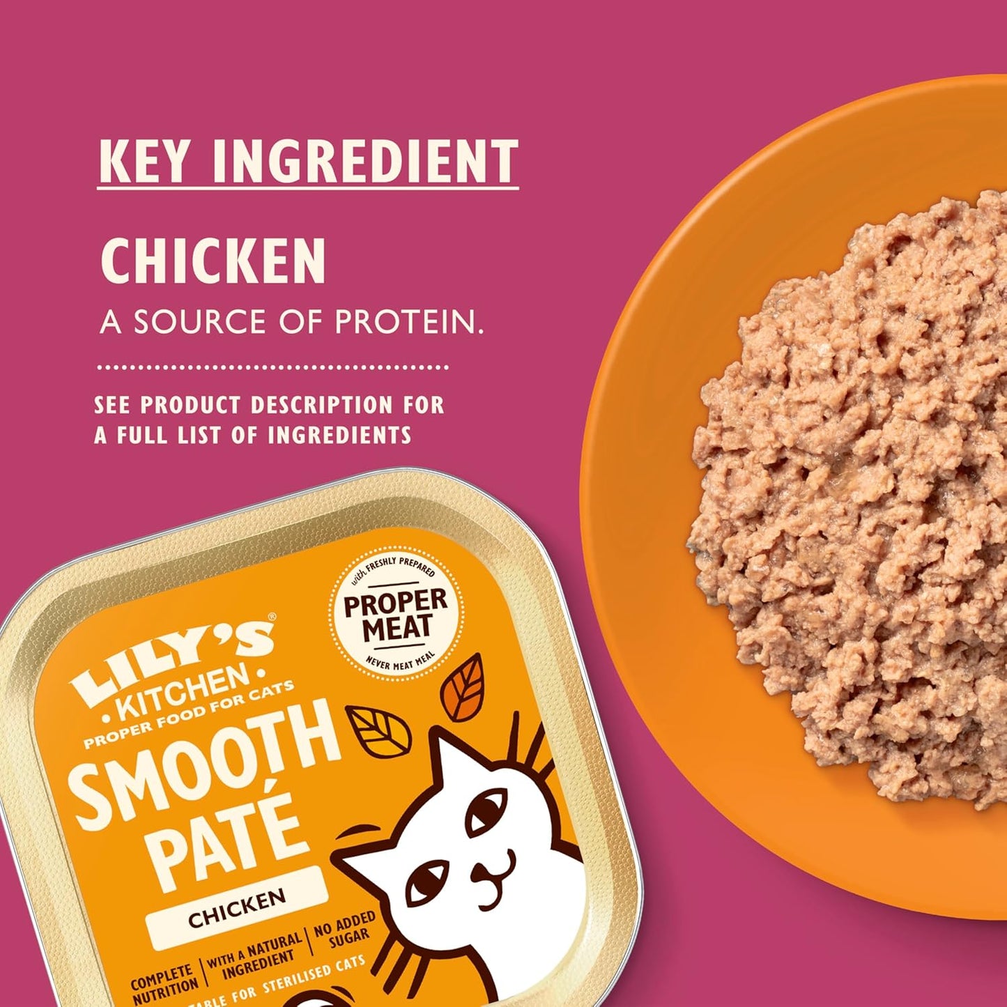 Lily’s Kitchen Smooth Paté Complete Adult Cat Food