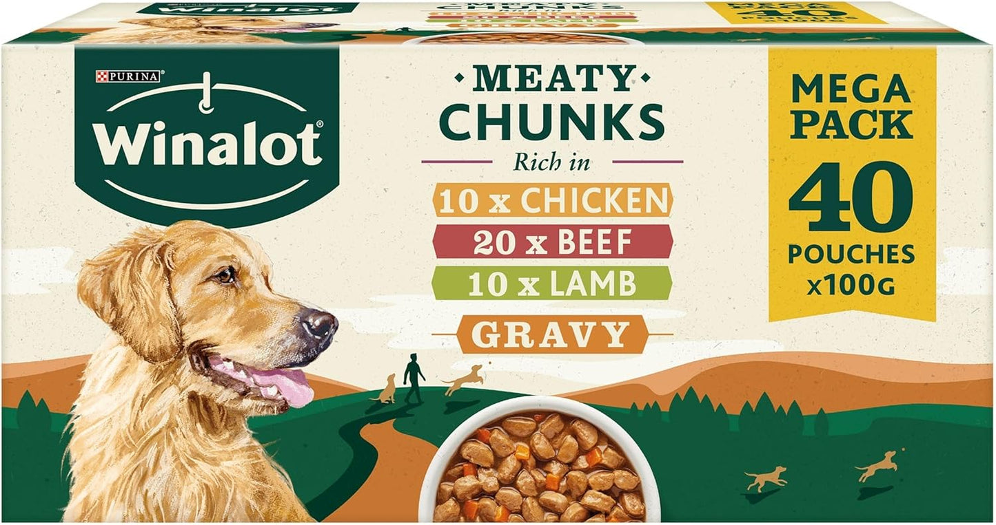 WINALOT Classic Meals Wet Dog Food for Small Dogs – Adult & Senior