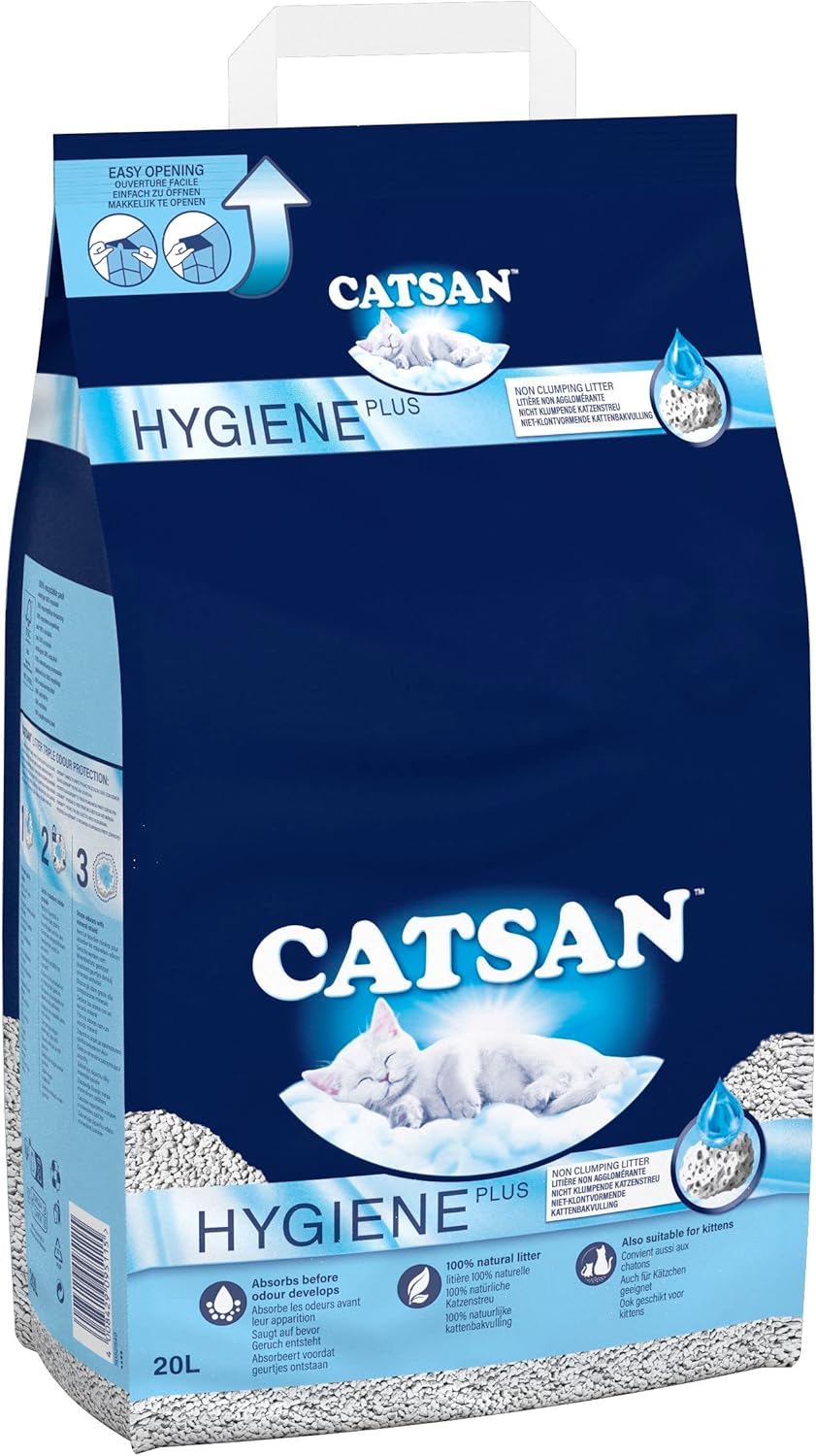 Catsan Hygiene Plus Cat Litter White