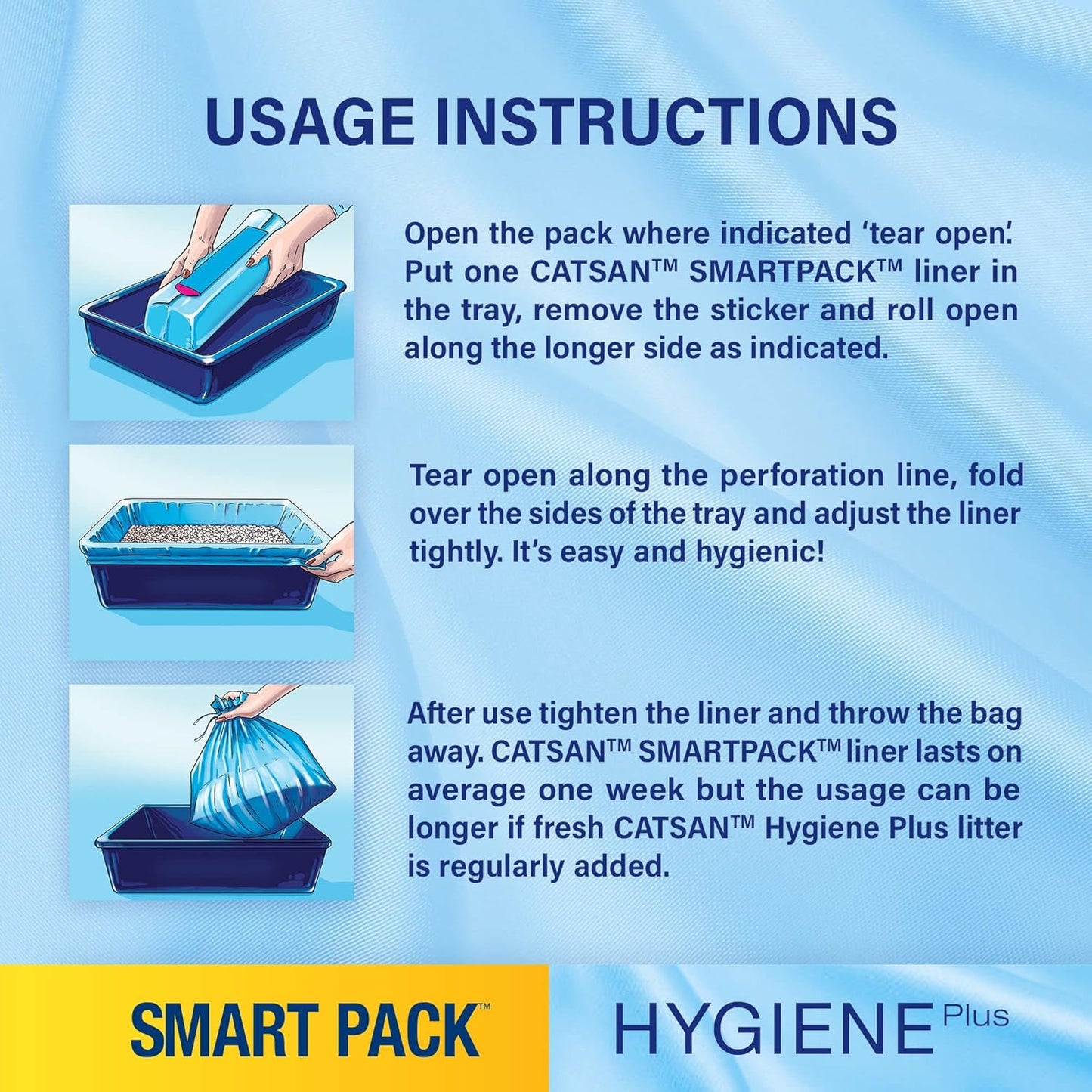 Catsan Hygiene Plus Cat Litter White