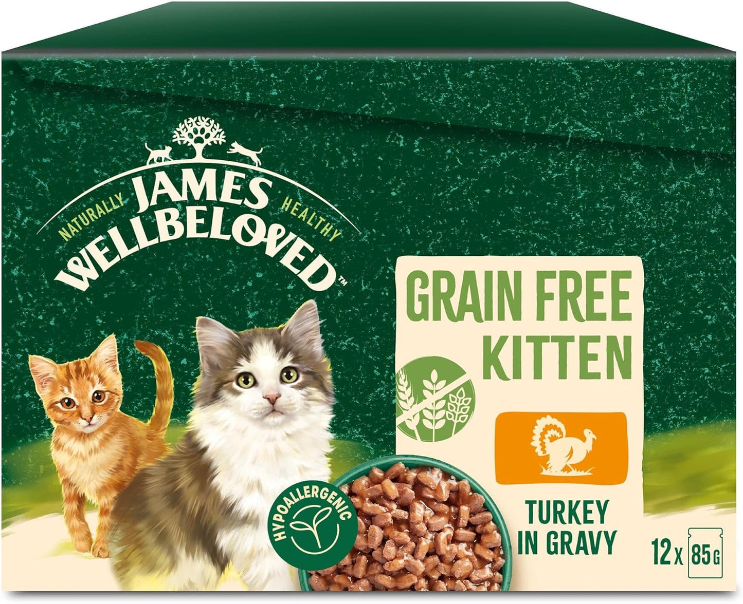 James Wellbeloved Hypoallergenic Kitten Food – Dry & Wet Options | Complete Kitten Nutrition