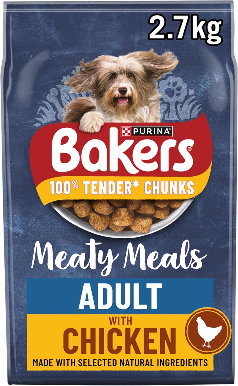 Bakers Meaty Meals Dry Dog Food – Complete & Balanced Nutrition for Everyday Feeding