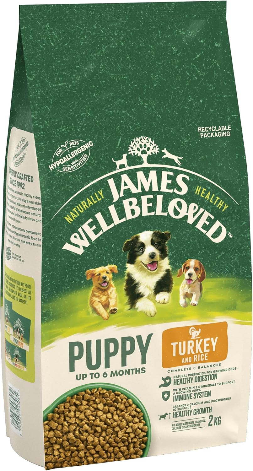 James Wellbeloved Dog Puppy Junior Hypoallergenic Dry Food