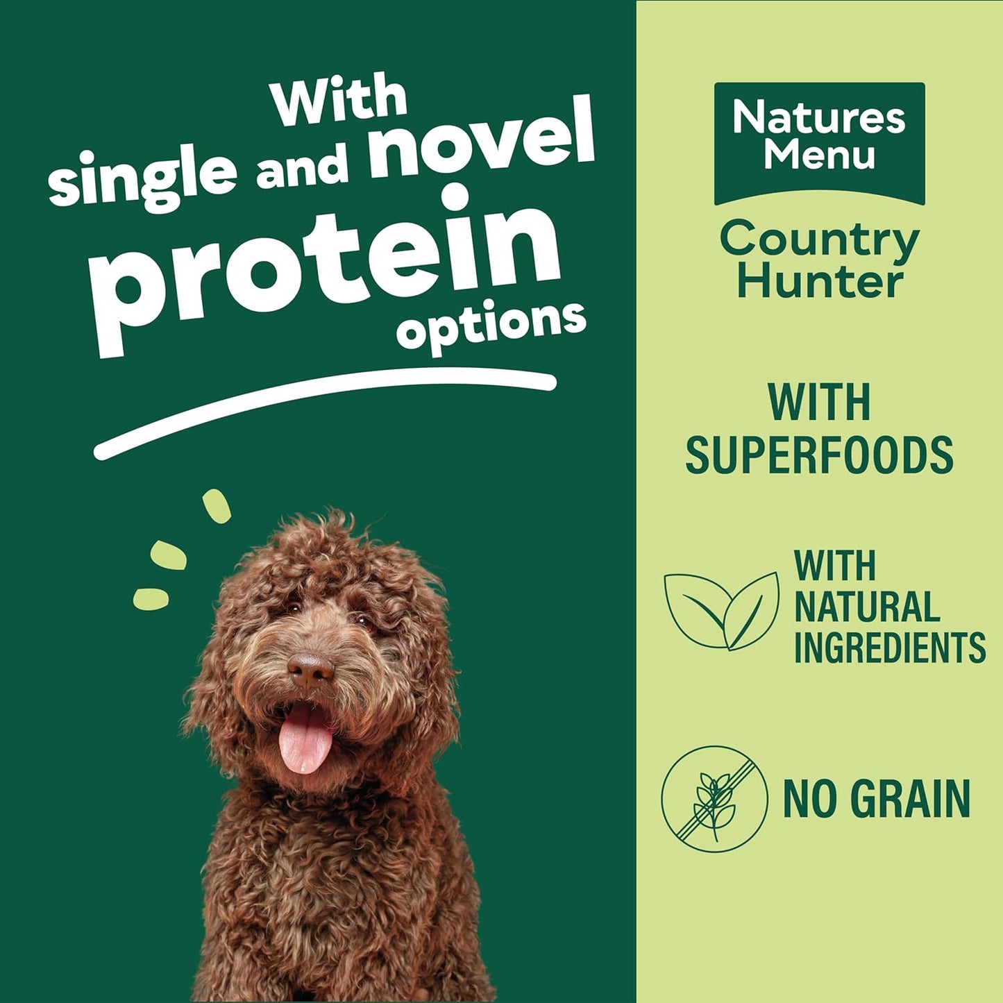 Natural Raw Dog Food – Hypoallergenic High Meat Complete Meal (Grain Free & Nutritious)