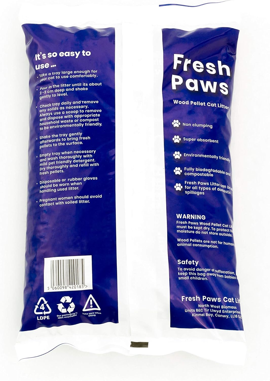 Fresh Paws Premium Wood Pellet Cat Litter