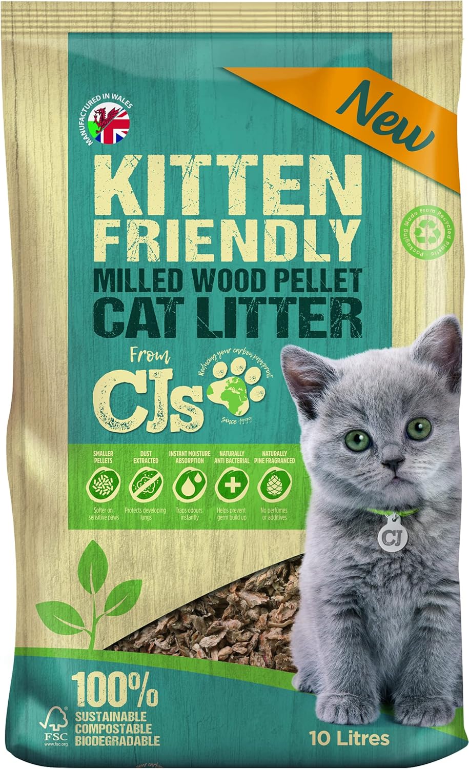 Blazers Kitten Friendly Cat Litter 10L