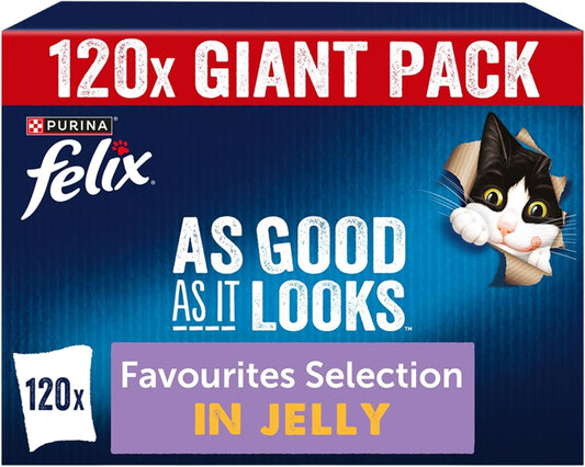 Felix Complete Wet Cat Food for Kittens, Adult and Senior Cats