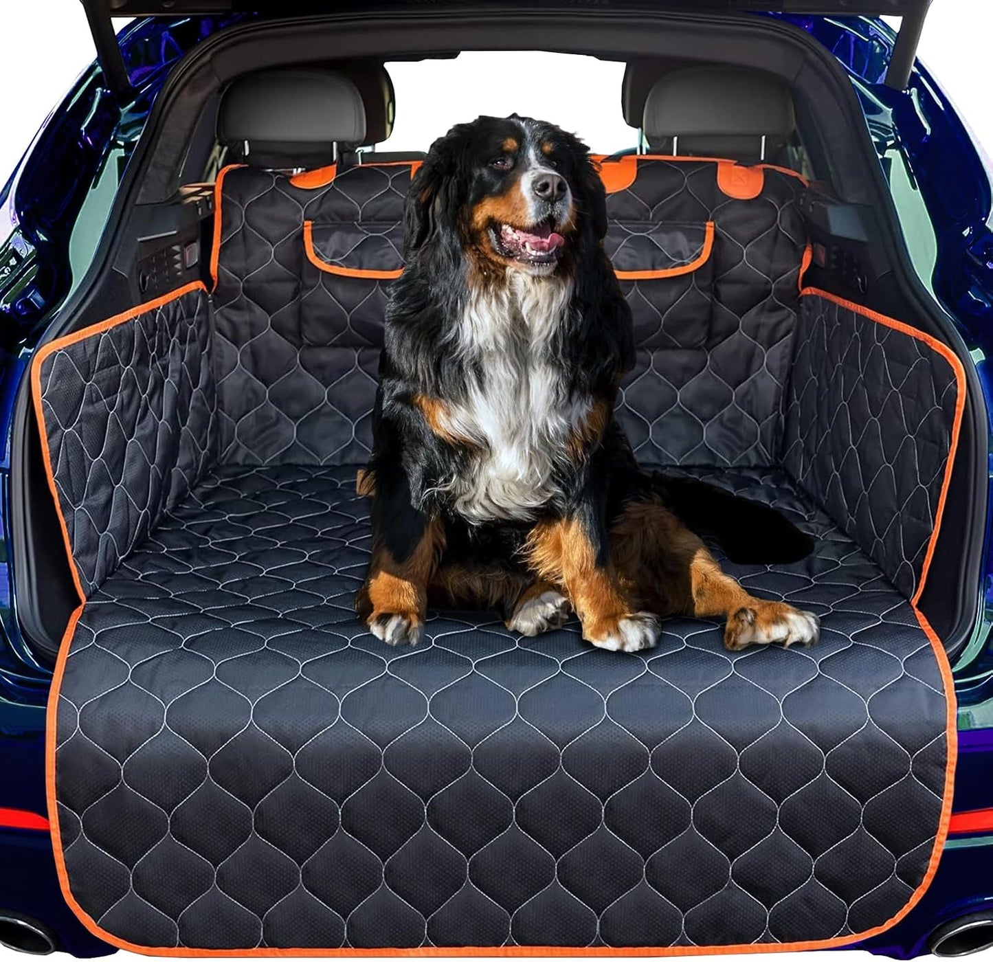 Waterproof Car Boot Protector for Dogs – Non-Slip Boot Liner with Side & Bumper Flap Protection
