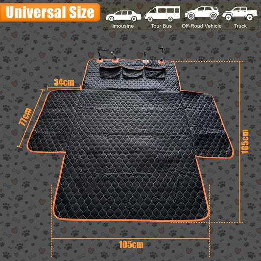 Waterproof Car Boot Protector for Dogs – Non-Slip Boot Liner with Side & Bumper Flap Protection