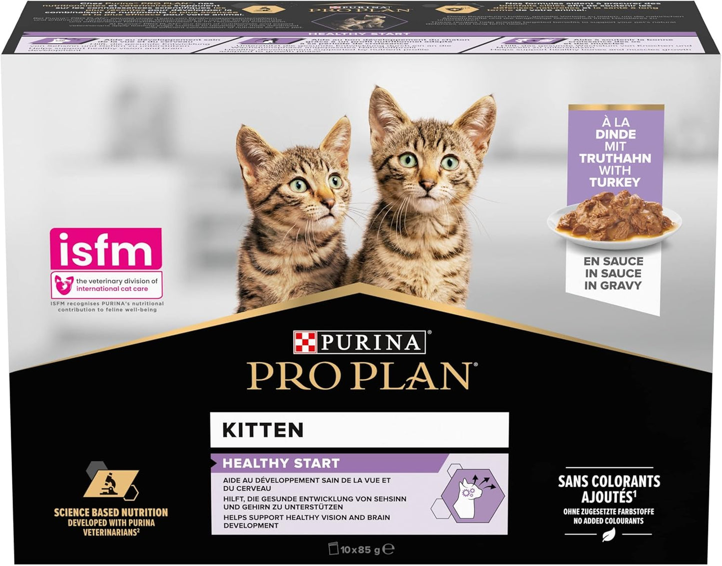 Purina Pro Plan Kitten Healthy Start — Kitten Dry Food | Chicken, Turkey, Duck, Ocean Fish, Delicate Digestion