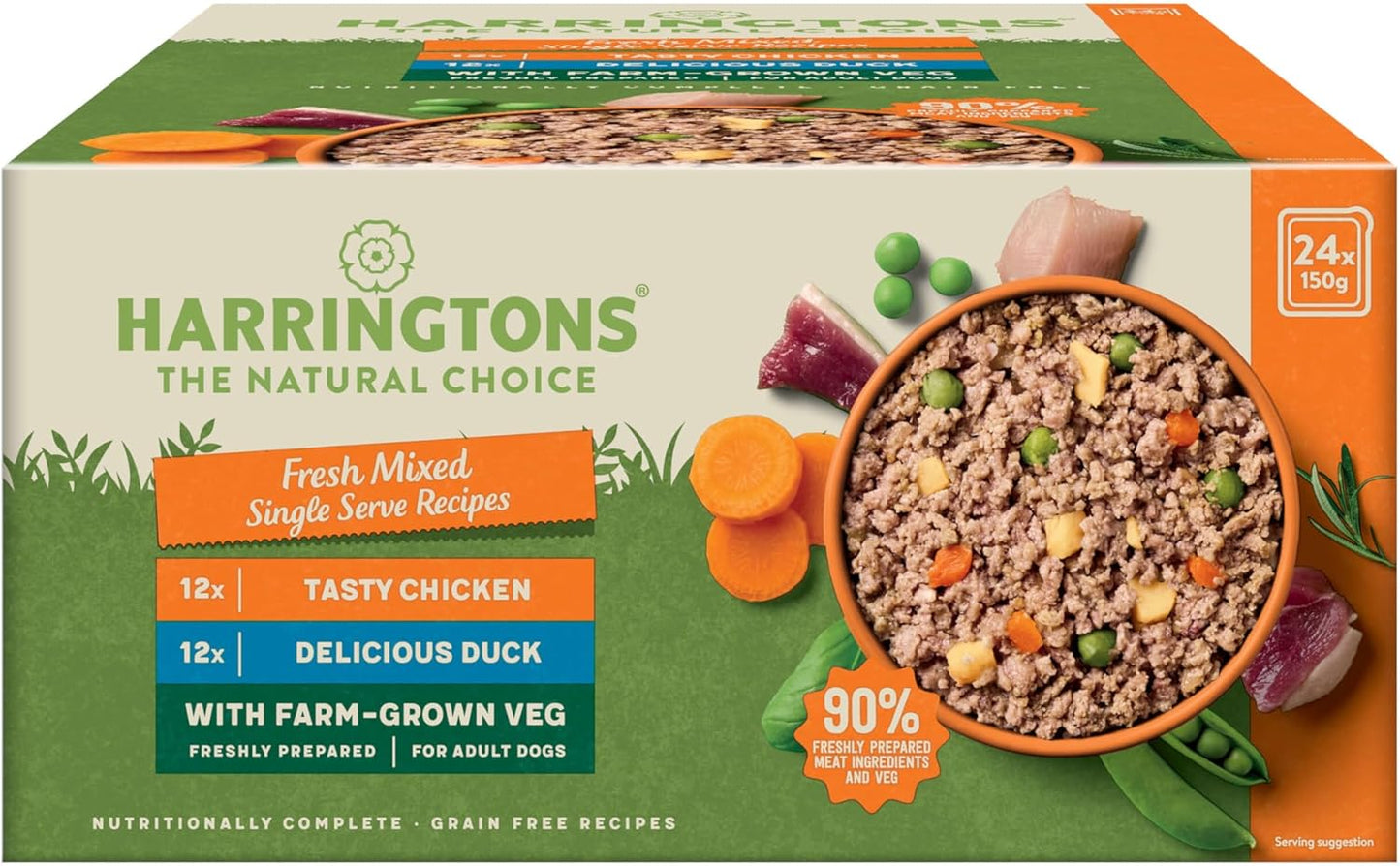 Harringtons Complete Wet Tray Grain Free Hypoallergenic Dog Food
