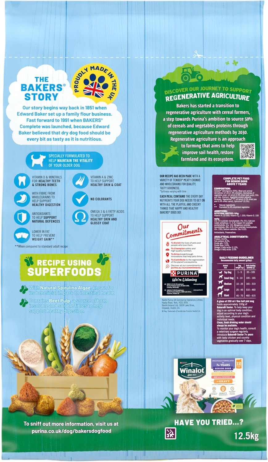 Bakers Meaty Meals Dry Dog Food – Complete & Balanced Nutrition for Everyday Feeding