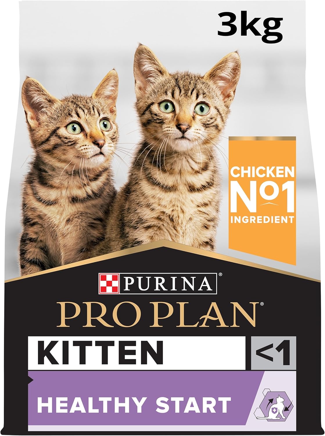 Purina Pro Plan Kitten Healthy Start — Kitten Dry Food | Chicken, Turkey, Duck, Ocean Fish, Delicate Digestion