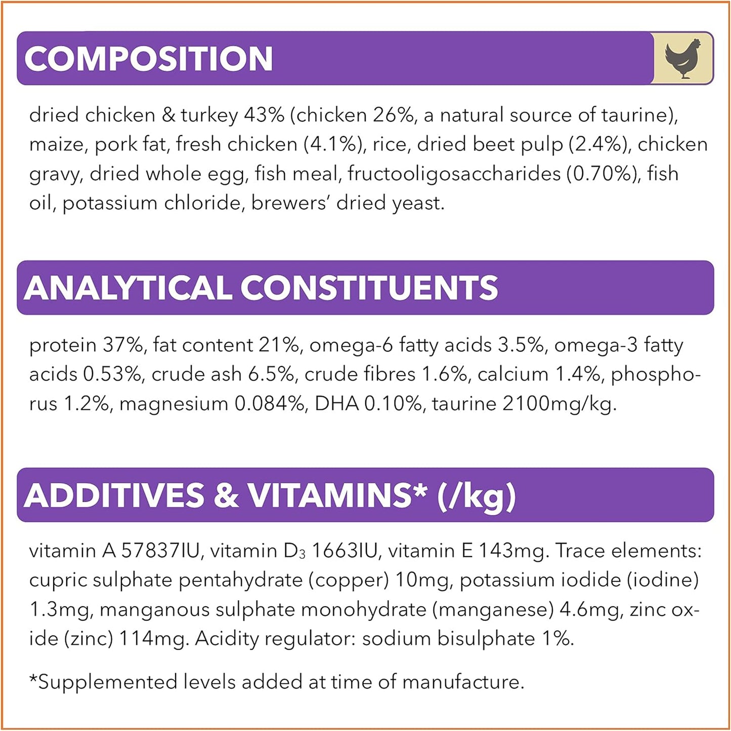 IAMS for Vitality Kitten Food with Fresh Chicken – Dry & Wet Food for Healthy Growth