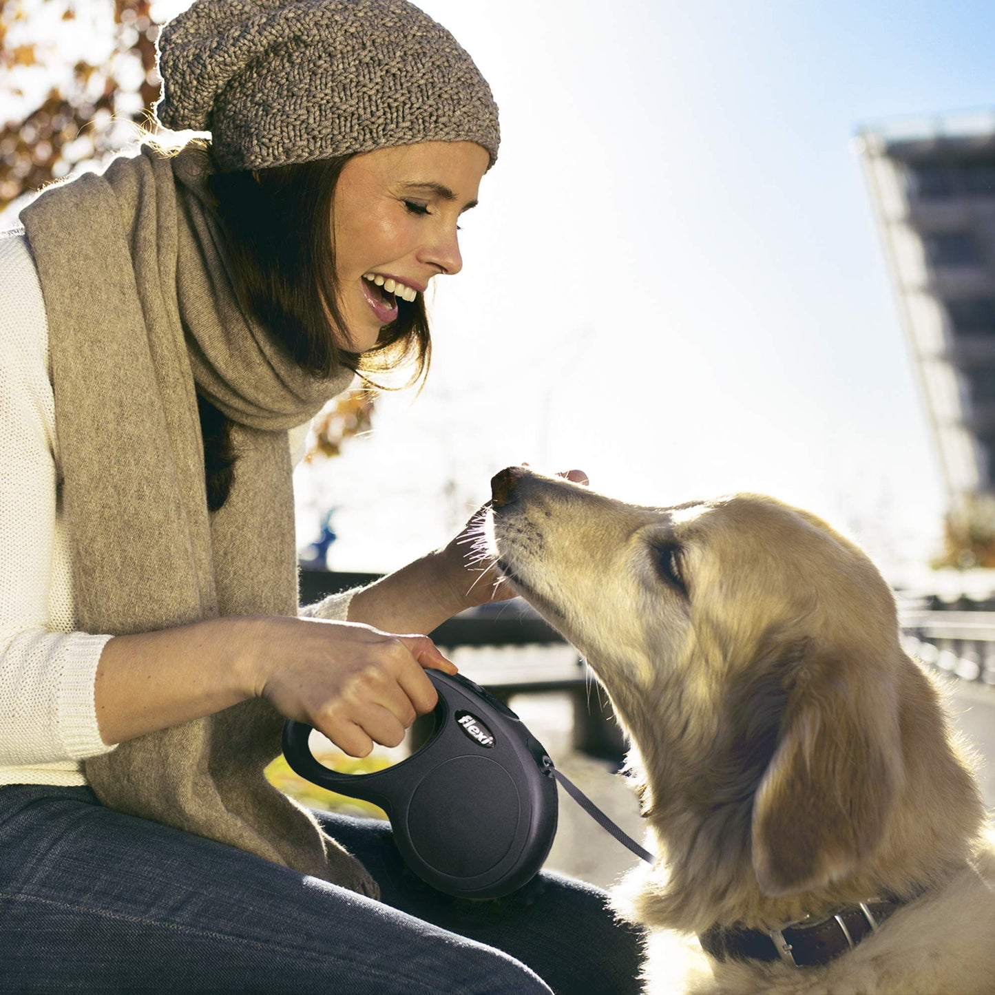 Flexi Cl30T8.210.Bl Roll-Leash New Classic L Tape 8 M, Blue