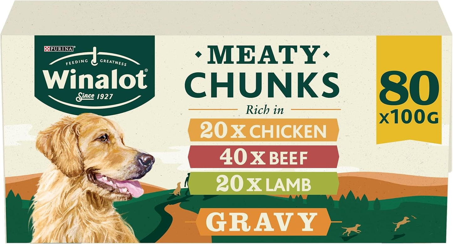 WINALOT Classic Meals Wet Dog Food for Small Dogs – Adult & Senior