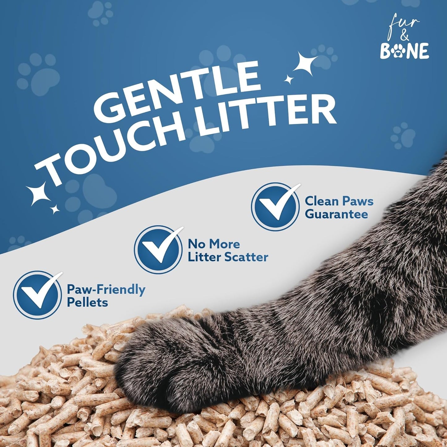 Natural Wood Pellet Cat Litter – Wooden Pellets for Cat Litter Tray – Scandinavian Wood