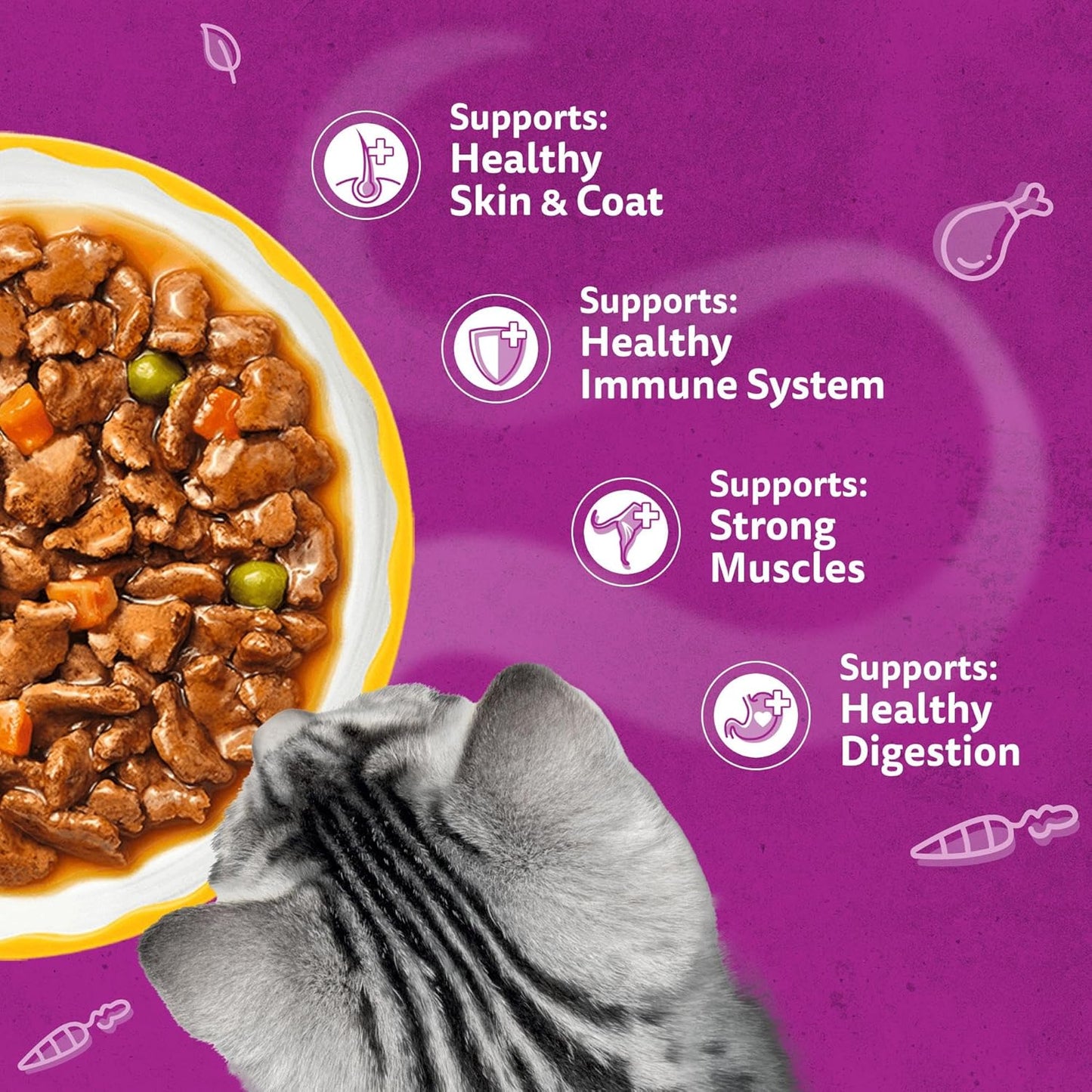 WHISKAS AROMATIC Adult Wet Cat Food in Gravy