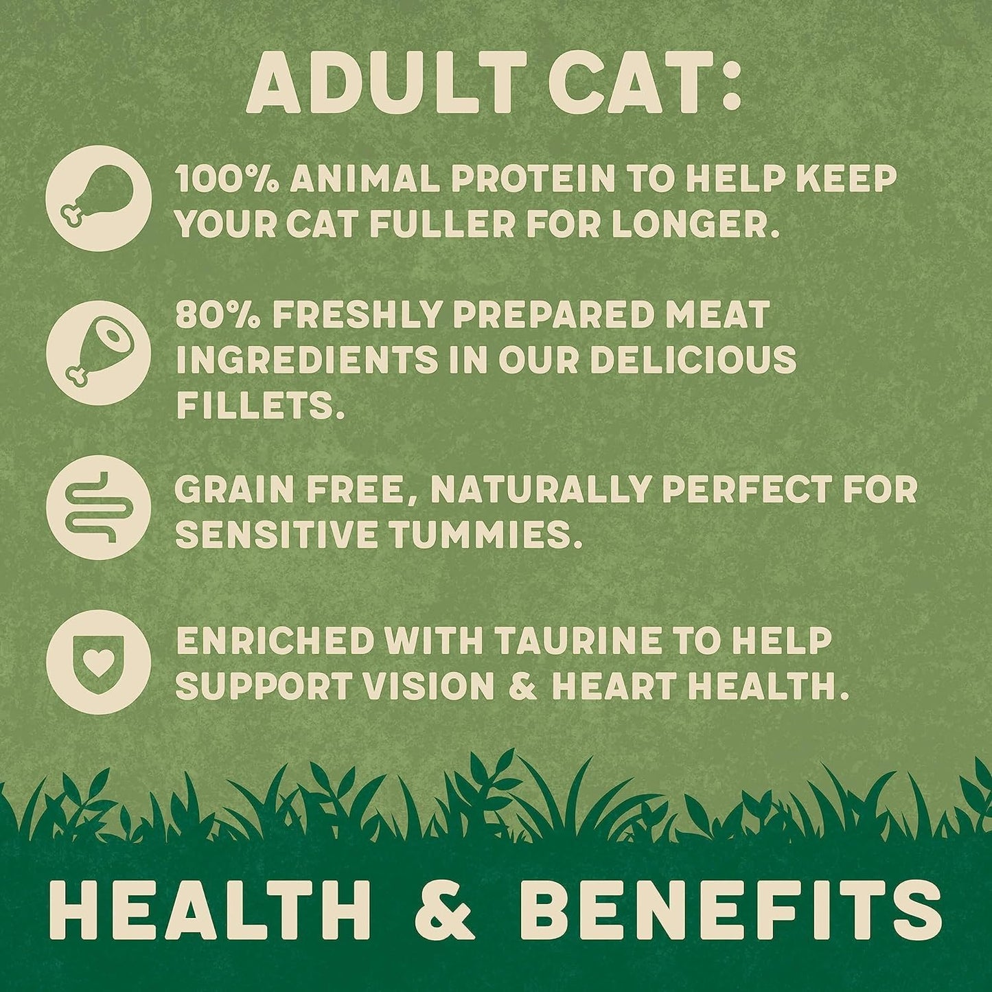 Harringtons Grain Free Wet Cat Food for Adult Cats – Beef, Chicken, Lamb & Turkey in Gravy & Jelly