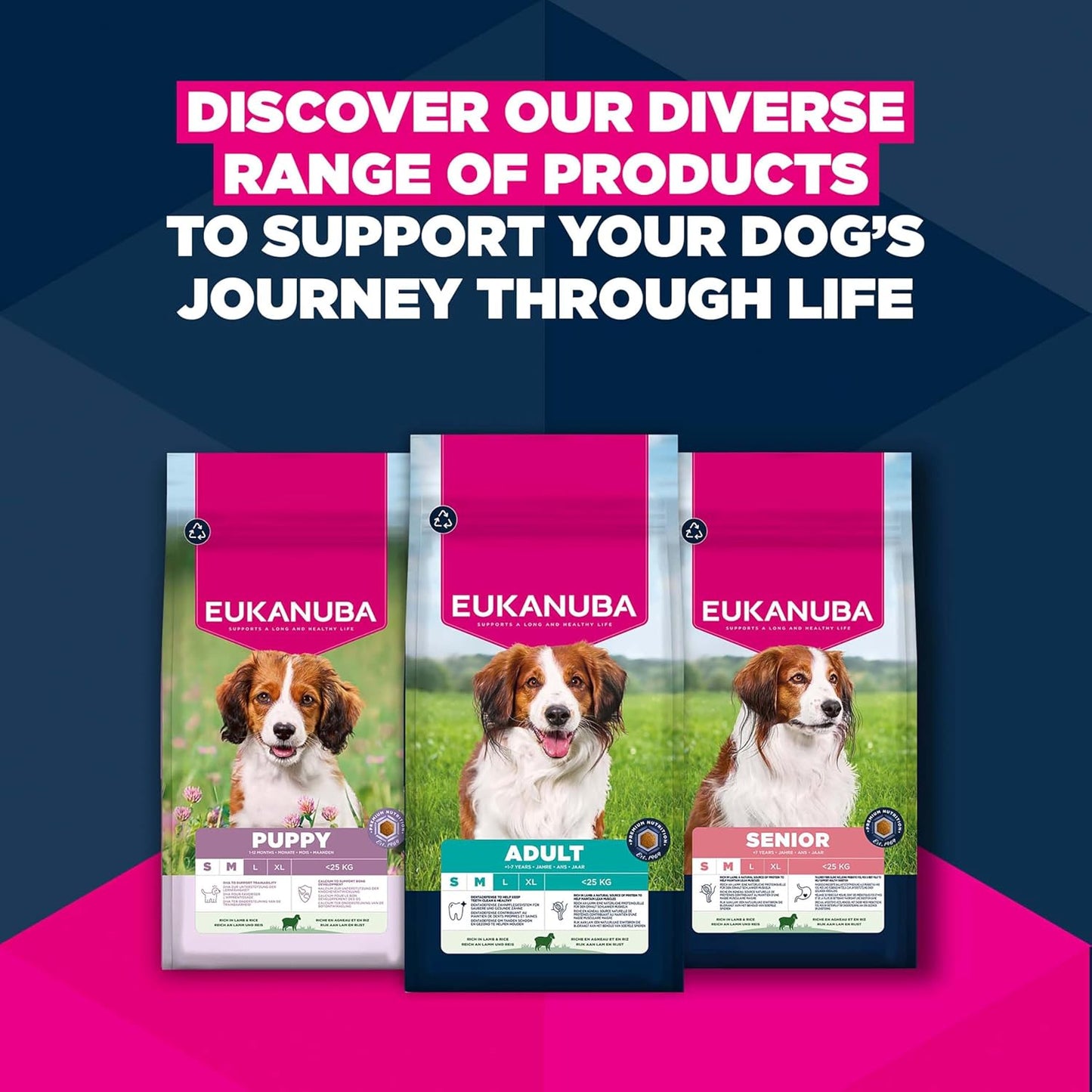 Eukanuba Lamb & Rice - Complete Dry Dog Food - For Adult Small & Medium Breed Dogs 3KG