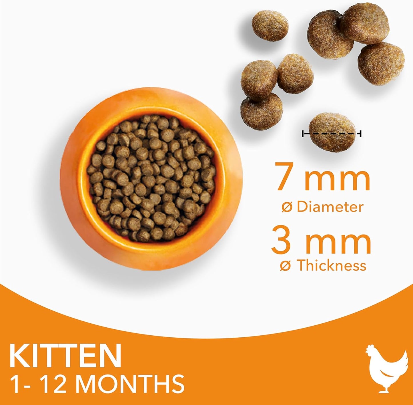 IAMS for Vitality Kitten Food with Fresh Chicken – Dry & Wet Food for Healthy Growth